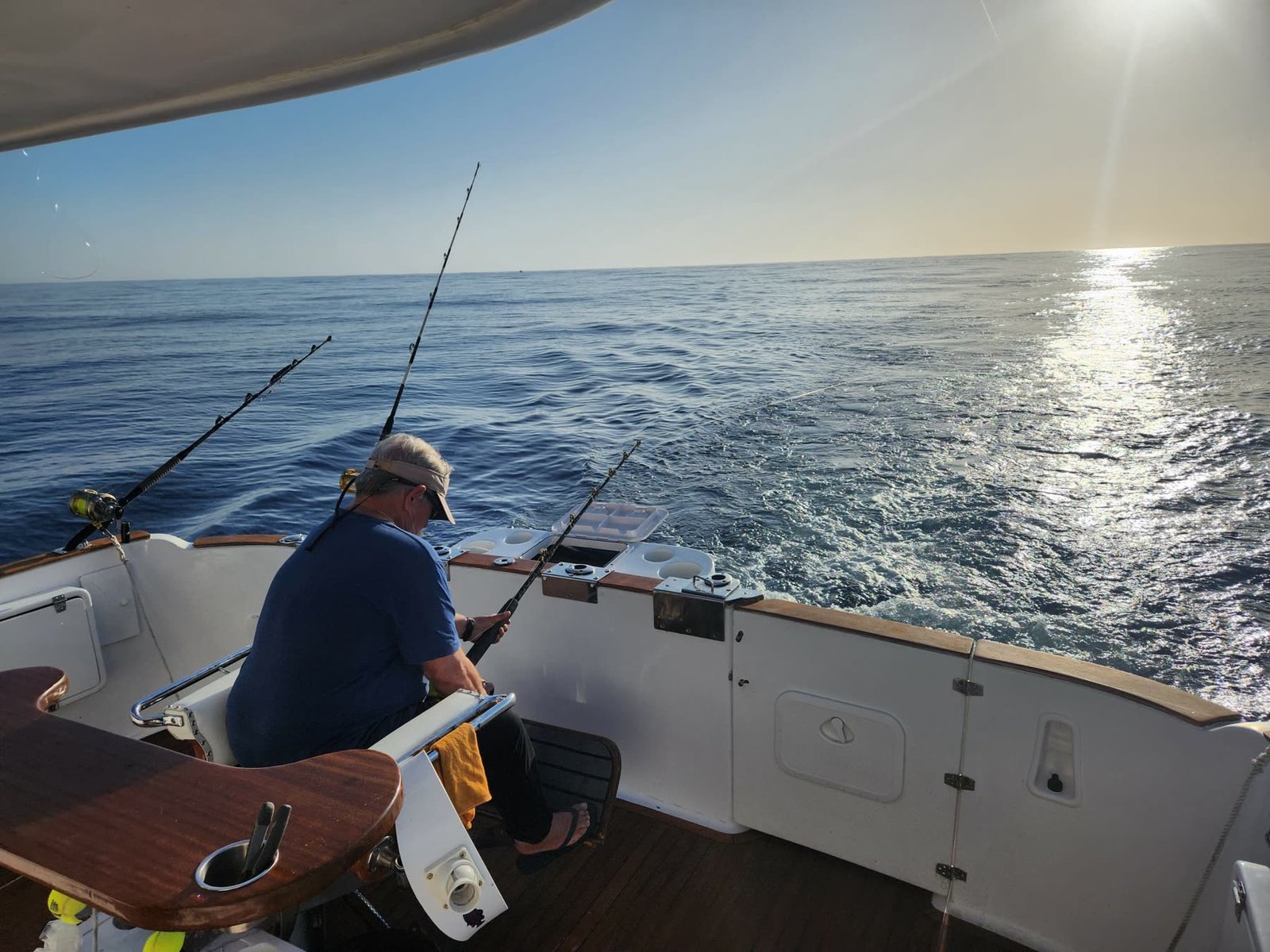 Pesca deportiva de altura en silla de combate en las Islas Canarias